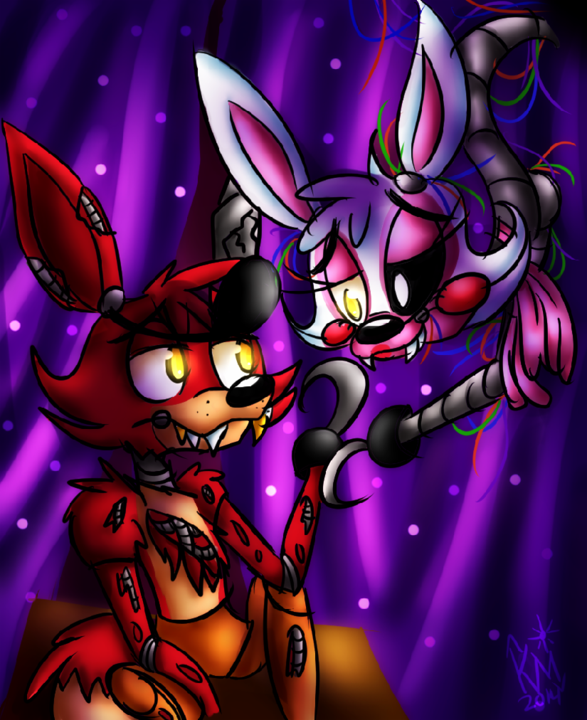 Mangle want Old Foxy live with her Mangle want Old Foxy live with her