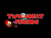 super mario 64 bloopers: Two great friends!