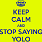 STOP THE YOLO!
