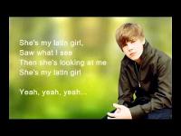 Justin Bieber - Latin Girl [ Lyrics on Screen ] + [Donwload Link ] + HD
