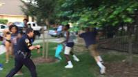 Raw Footage: Texas Cop Draws Gun on Pool-Party Teens