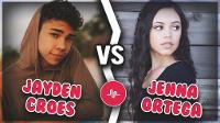 COMEDY BATTLE - Jayden Croes VS Jenna Ortega - March 2017 Musical.ly Compilation | Musical.ly Stars