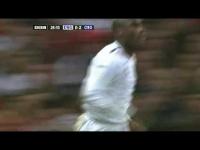 Never ending sliding tackle by Sol Campbell