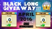 BLACK LONG GIVEAWAY - APRIL 2016 - Animal Jam