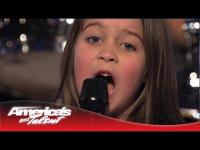 6-Year-Old Aaralyn Screams Her Original Song, "Zombie Skin" - America's Got Talent