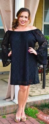 Moonlight Magic Dress (Black) - Perfectly Priscilla Boutique