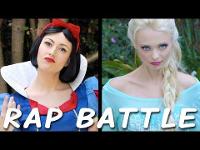 SNOW WHITE vs ELSA: Princess Rap Battle (Whitney Avalon ft. Katja Glieson) *explicit*
