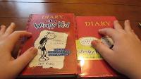 Diary of a Wimpy Kid Journal (unboxing and review)...the lines are blue.