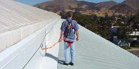 Fall Protection Systems for Roofs - Anchors, Horizontal Lifeline, and Guardrails - CAISafety.com