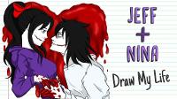 JEFF + NINA ? VALENTINE'S DAY | Draw My Life | Creepypasta Special Love Story
