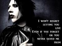 Marilyn Manson- Overneath The Path Of Misery Lyrics