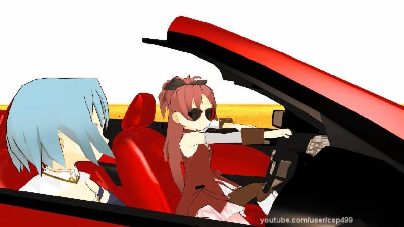 [MMD] Kyoko and Sayaka Ride Again