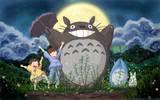 In the movie My Neighbour Totoro, what are the two little Totoros' names?