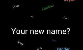 If you could change your name... what would your name be?