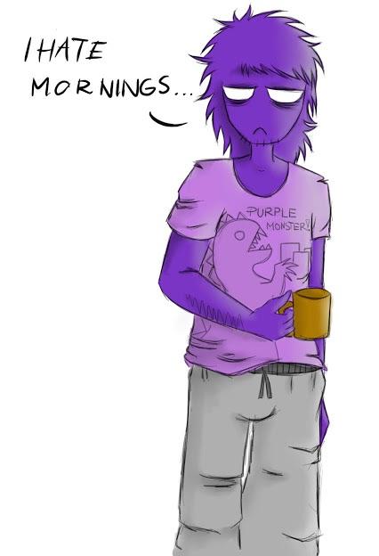 Phone guy or purple guy?