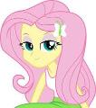 Did anyone else notice that in the movie "Equestria Girls" Fluttershy wears eyeshadow?