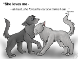 Who do you ship Jayfeather with? His stick, or Halfmoon?