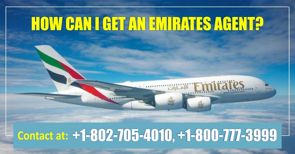 How do I talk to live person at Emirates?