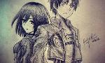 is my drawing of eren and mikasa good?