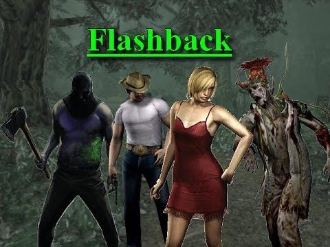 Can the axeman be killed in Resident Evil Oubreak File 2 on Flashback level?