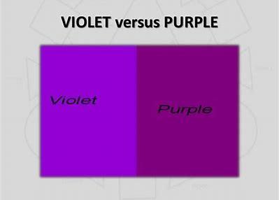 Does or did your art teacher yell at you when you said "purple"?