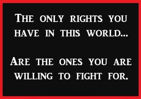 What causes do you fight for?