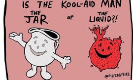 Is the Kool aid man the jar or the liquid?