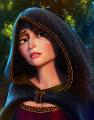Is Mother Gothel (from Disney Tangled) left or right handed?