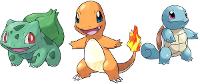What's the difficulty level of generation 1 starters in the games?
