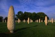 Why are there giant corns in Dublin, Ohio?