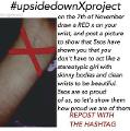 Did anyone else do the #upsidedownxproject?