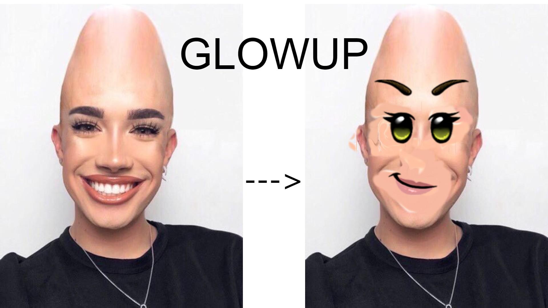 guys james charles had a glow up