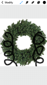 The wreath went out the Celeste way