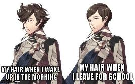 Morning hair