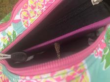 A butterfly landed on my shirt then in my backpack