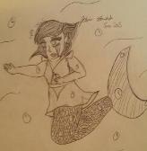 lapis lazuli mermaid I drew