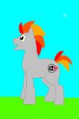 Mr. Heart. His cutie mark is AtHeart symbol (I'm part of it so can use it)