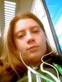 Me on the train in the morning going to collage