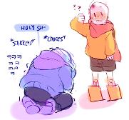 Sans you meany!!! XD