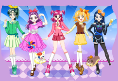 My sisters and I as Pretty Cure characters