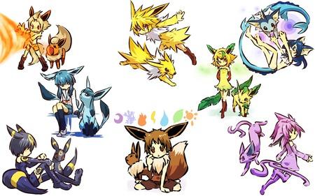 Super Cute Evee-Lution-Girls!
