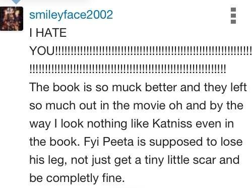 I saw this on my which hunger games charecter do you look like girls abd it is so mean!