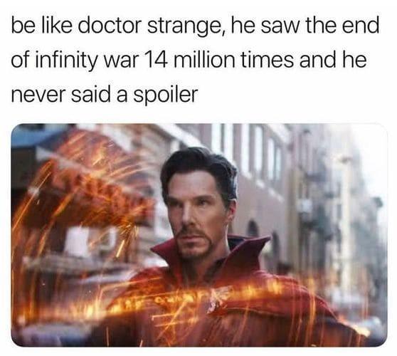 and even better . . . . he knew what had to happen in Endgame :'(