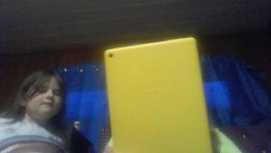 my new tablet/my sister