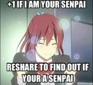 You may steal to find out. And comment with a :) or thumbs up if I'm your Senpai.