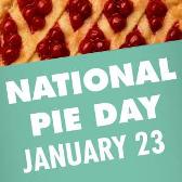 Tomorrow is pie day!X3