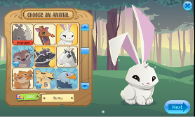 Here are the options for getting a new ANIMAL.