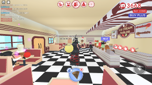 i never seen it so busy in the ice cream shop XD