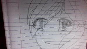 my first hand drawn anime what do you think comment below if thumbs up good thumbs down bad