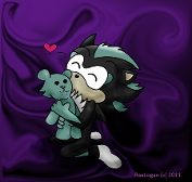 little mephiles kissin his teddy bear pretending its me! Mephiles:Where did you get that pic!?